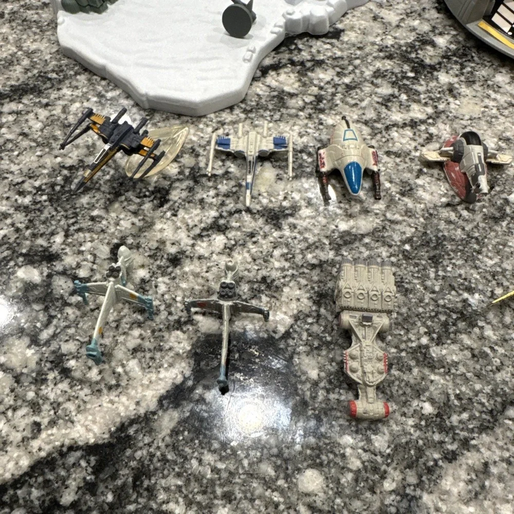 Galoob Star Wars Micro Machines The Death Star Playset 1994 Ice Planet W/ Extras